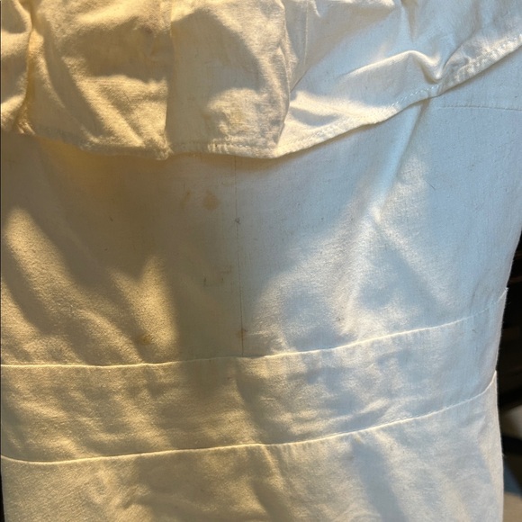 Zara White Ruffle Mini Dress - Picture 2 of 4